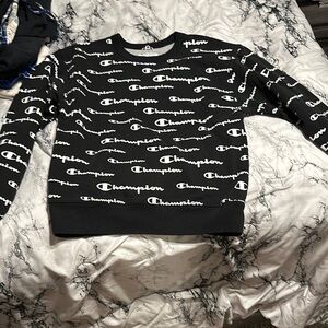 Champion Black Sweater for Men